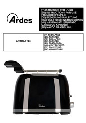 ARDES ARTOAST03 Folleto De Instrucciones