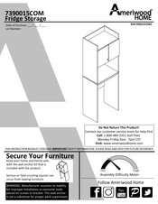 Ameriwood HOME 7390015COM Manual Del Usuario