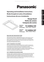 Panasonic FV-36RBQL1HD Instrucciones De Uso E Instalación