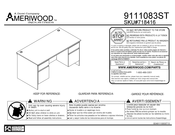 Ameriwood INDUSTRIES 9111083ST 718416 Manual Del Usuario