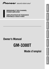 Pioneer GM-3300T Modo De Empleo