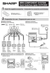 Sharp CD-PC3500 Guía Rápida