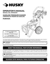 Husky HU80432A Manual Del Operador