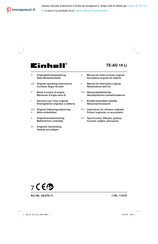 EINHELL TE-TK 18 Li Manual De Instrucciones Original