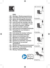 Kettler FEEL 0104914 Instrucciones De Montaje Y De Uso