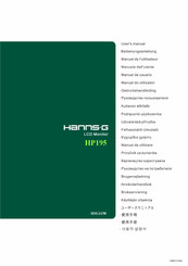 Hanns.G HP195 Manual De Usuario