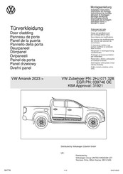 Volkswagen 2HJ 071 328 Instrucciones De Montaje