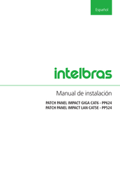 Intelbras CAT5e PP524 Manual De Instalación