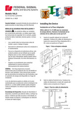 Federal Signal VALS Manual Del Usuario