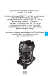 Vacman ROBOT PLATINUM Serie Manual Del Usuario