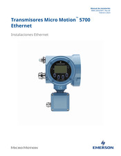 Emerson Micro Motion 5700 Manual De Instalación