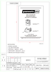 GreenWorks Pro GBA80250 Manual Del Propietário