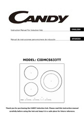 Candy CIDMCS633TT Manual De Instrucciones