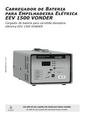 vonder EEV 1500 VONDER Manual De Instrucciones