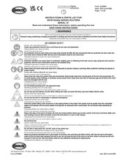 SIOUX SRTA10S254 Serie Instrucciones Y Lista De Piezas