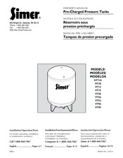 Simer VT19 Manual Del Usuario