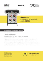 STS Mutoh 628D Manual Del Usuario