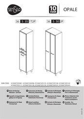 SENSEA 36 S 35 1T2P Instrucciones De Montaje, Utilización Y Mantenimiento