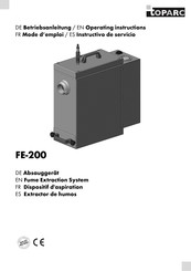 Toparc FE-200 Instructivo De Servicio