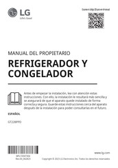 LG GT22BPPD Manual Del Propietário