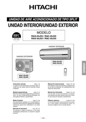 Hitachi RAS-35JX5 Manual De Instrucciones