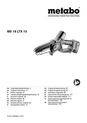 Metabo MS 18 LTX 15 Manual Original