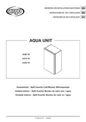 Argo AQUA UNIT AUBV V2 Uso Y Instalación