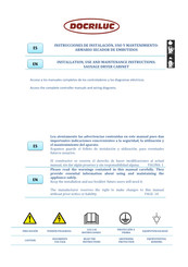 DOCRILUC DASC-1302 R2 Instrucciones De Instalación, Uso Y Mantenimiento