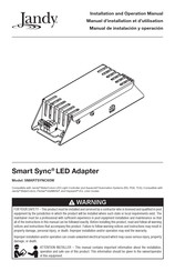 Jandy Smart Sync SMARTSYNC60W Manual De Instalación Y Operación