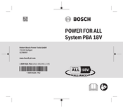 Bosch Power4All Manual