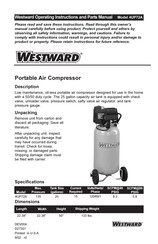 Westward 4UP72 Manual De Instrucciones