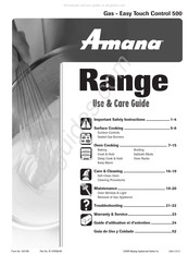 Amana AGR5725SDS Guía De Uso Y Cuidado