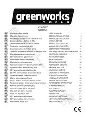 GreenWorks Tools 2103207 Manual De Utilización