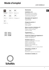 SCHOLTES LTE 12-210 Manual De Instrucciones