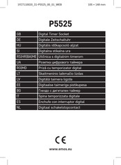 Emos P5525 Manual Del Usuario