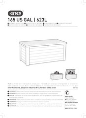 Keter 165 US GAL Instrucciones De Montaje