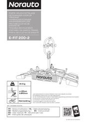 NORAUTO E-FIT 200-2 Instrucciones