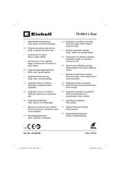 EINHELL TE-SM 8 L Dual Manual De Instrucciones Original