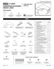 Uline H-10089 Instrucciones De Montaje