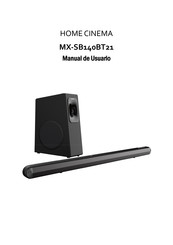 MOONKI MX-SB140BT21 Manual De Usuario