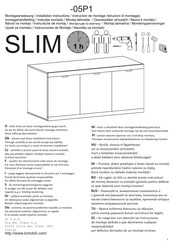 lcmobili SLIM 05P1 Instrucciones De Montaje