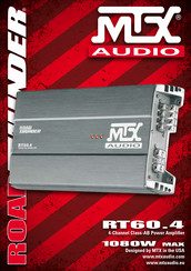 MTX Audio RT60.4 Manual De Instrucciones