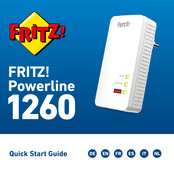 Fritz! Powerline 1260 Guia De Inicio Rapido