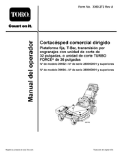 Toro TURBO FORCE 39692 Manual Del Operador