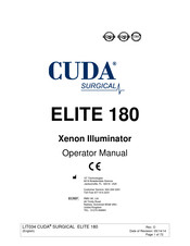 Cuda surgical LIT034 CUDA ELITE 180 Manual De Uso