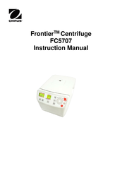 OHAUS Frontier FC5707 Manual De Instrucciones