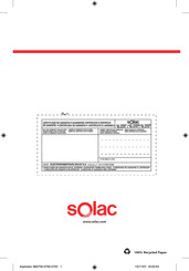 SOLAC AB2700 Instrucciones De Uso