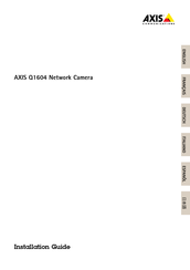 Axis Communications Q1604 Guia De Instalacion