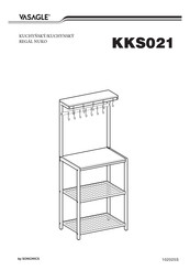 Songmics VASAGLE KKS021 Instrucciones De Montaje