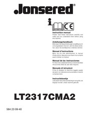 Jonsered LT2317CMA2 Manual De Las Instrucciones